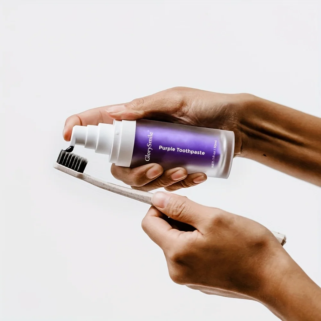 Glorysmile V34 Dentifrice Blanchissant Violet – Sérum Correcteur 30ml