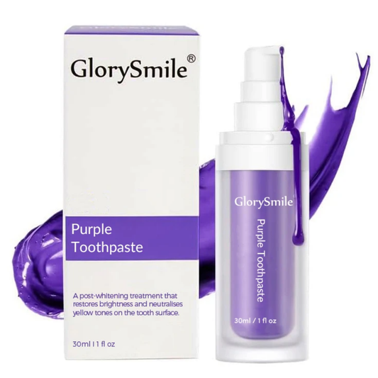 Glorysmile V34 Dentifrice Blanchissant Violet – Sérum Correcteur 30ml